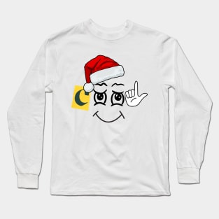 COOL SANTA FACE Long Sleeve T-Shirt